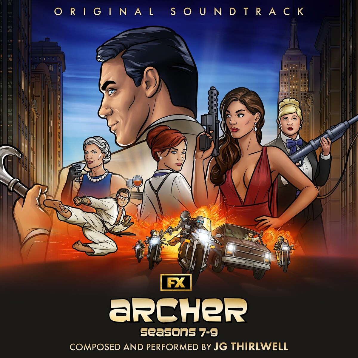 Archer: Seasons 7-9 Soundtrack (by JG Thirlwell) -- Seeders: 3 -- Leechers: 0
